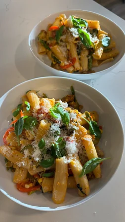 Summer Pasta Primavera — photo from Instagram