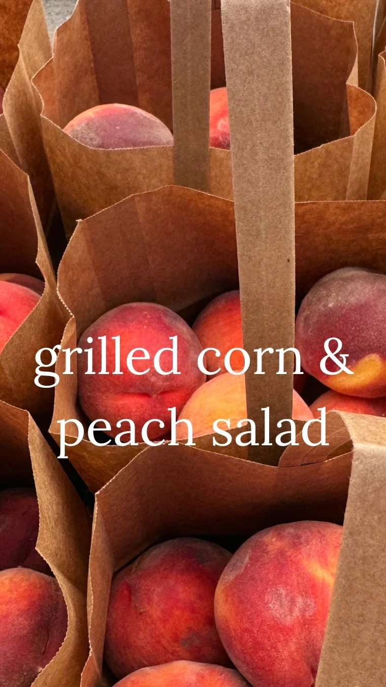 Chipotle Honey Salmon With The Most Amazing Grilled Corn, Peach, And — photo from Instagram
